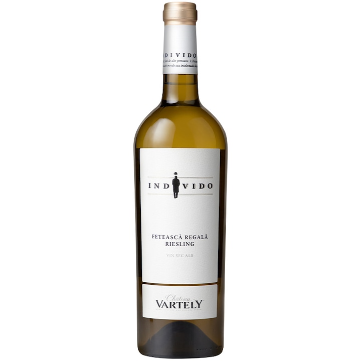 Vin Alb Chateau Vartely Individo, Feteasca Regala & Riesling, Sec, 0.75l