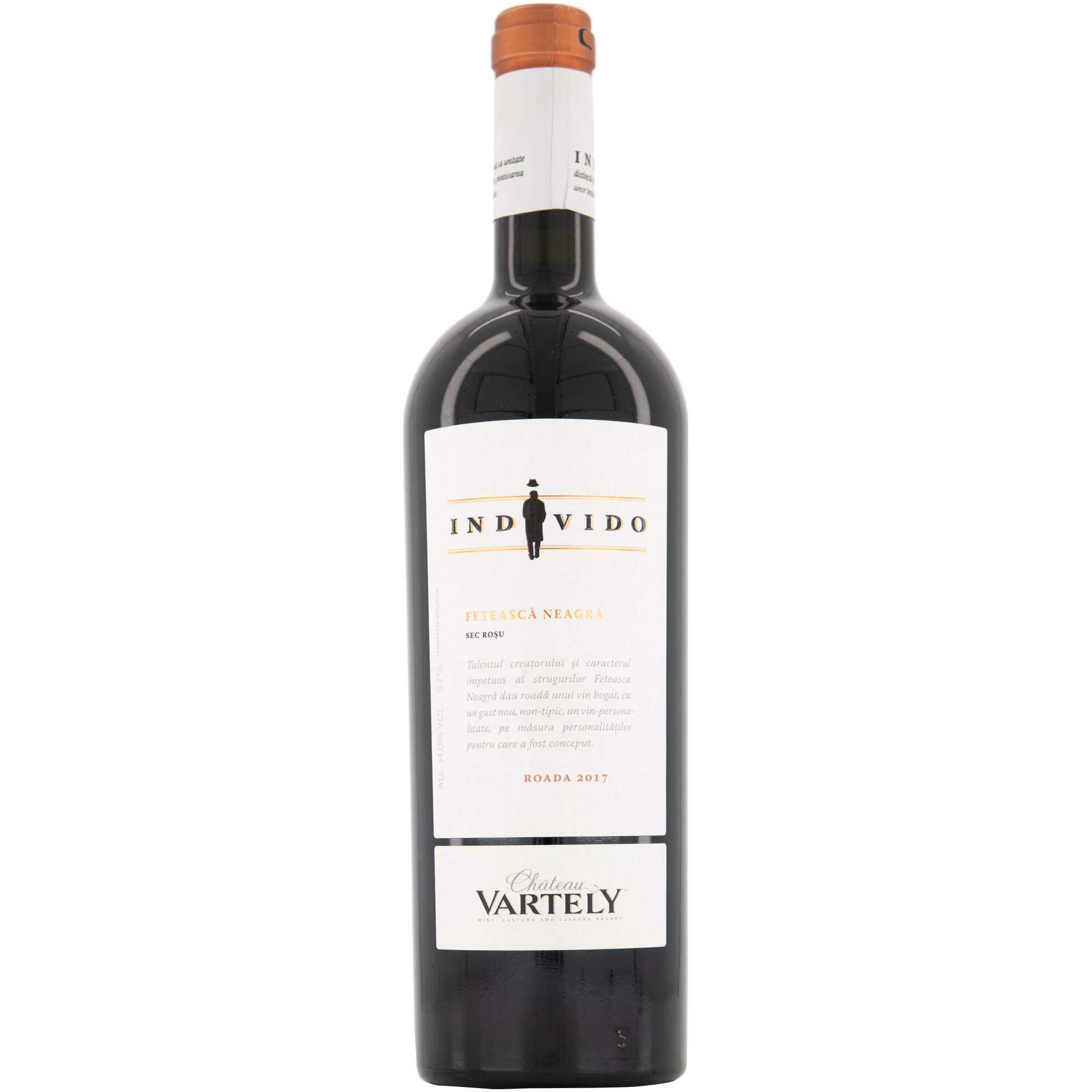 Vin Rosu Vartely Individo, Feteasca Neagra, Sec, 0.75l
