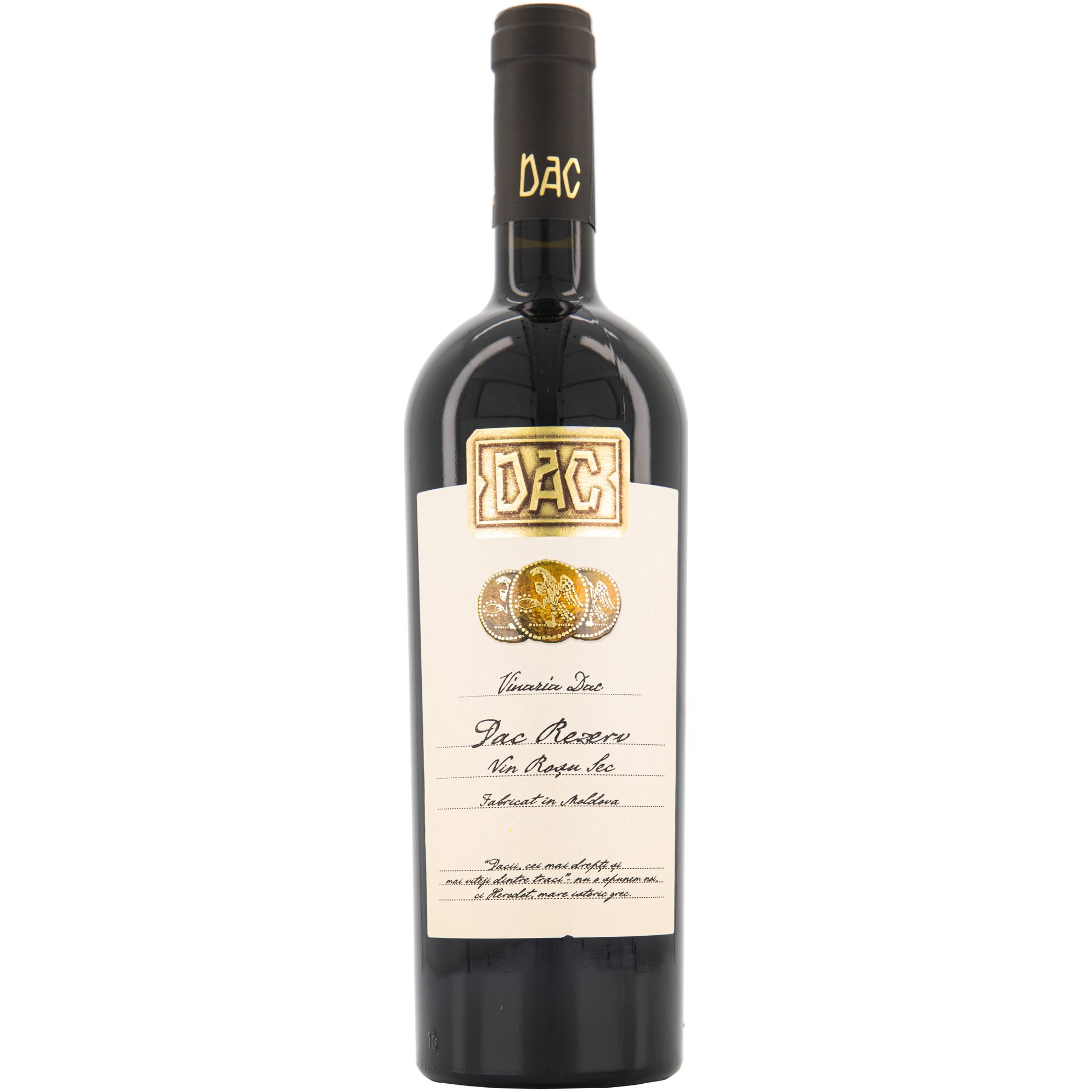 Vin Rosu Dac Rezerv, Cupaj Sec, 0.75l