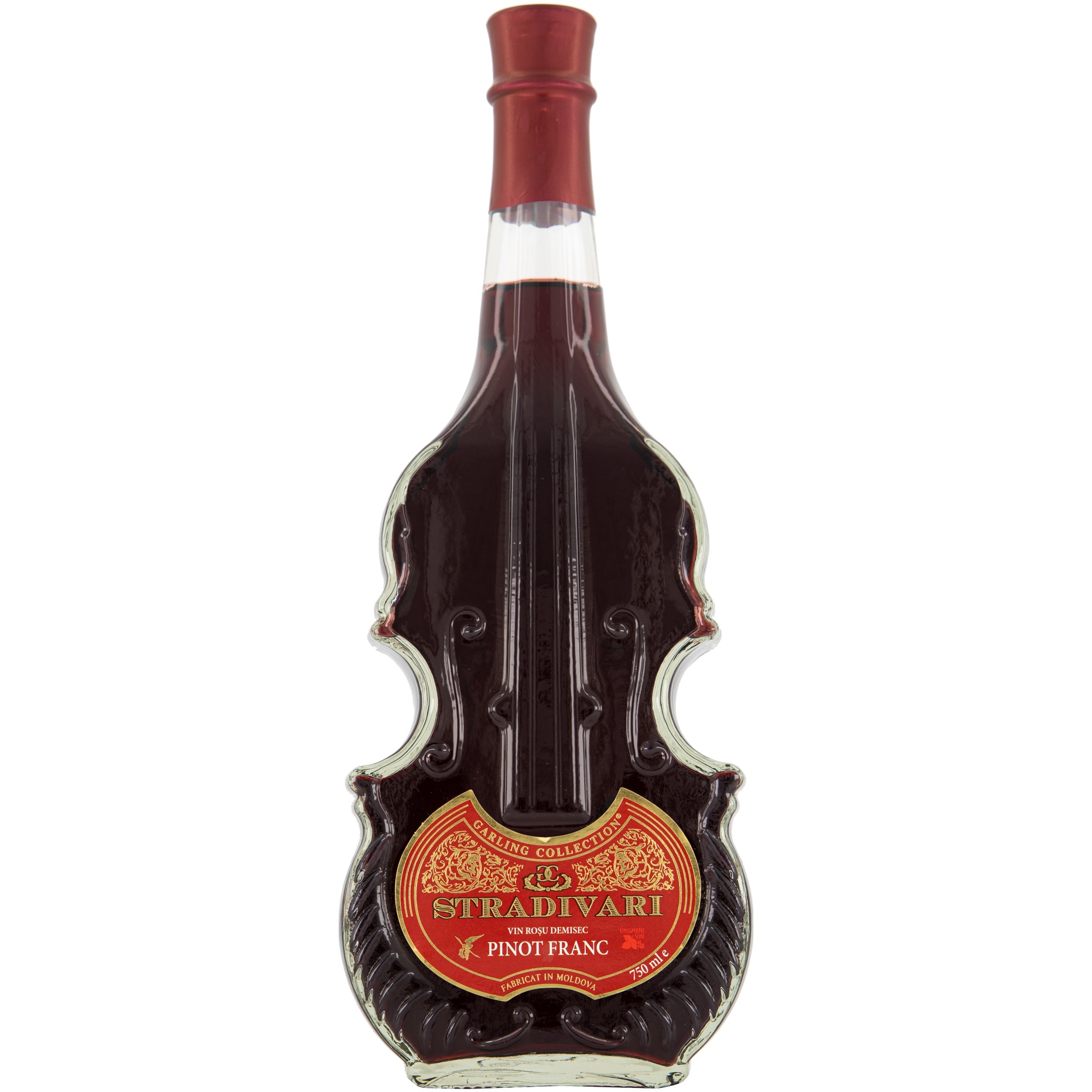 Vin Rosu Garling Stradivari, Pinot Franc, Demisec, 0.75l - eMAG.ro