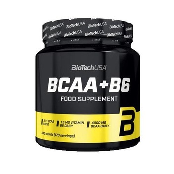 Supliment Alimentar BCAA cu B6 340 tablete Bio Tech USA Supliment Alimentar BCAA cu B6 340 tablete Bio Tech USA