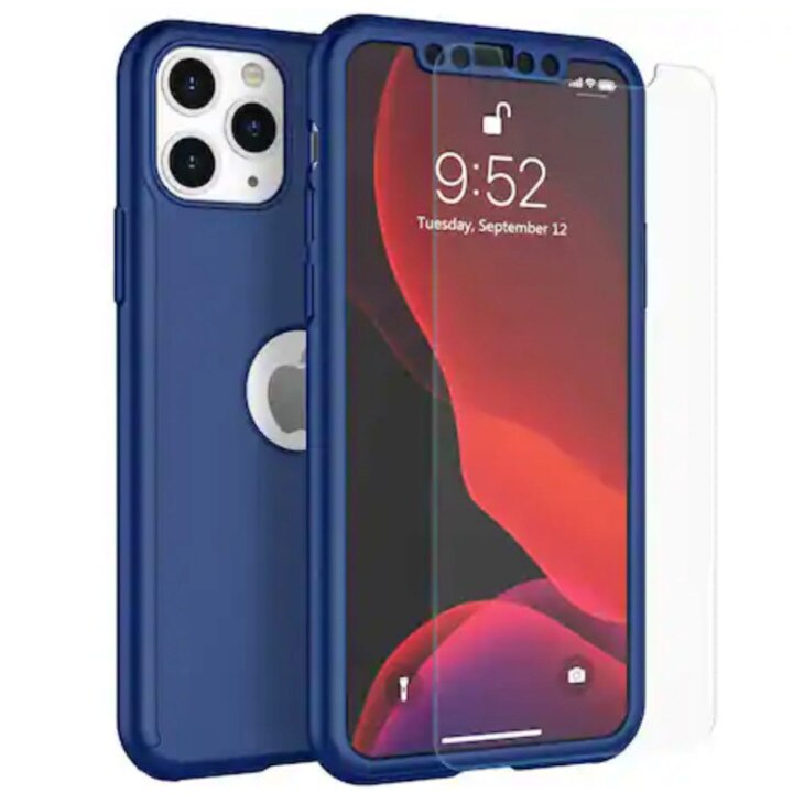 Husa 360 pentru iPhone 11 Pro Max Navy