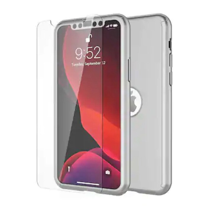 Husa 360 pentru iPhone 11 Pro Max Silver