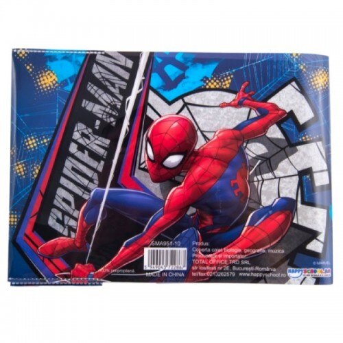 Coperta caiet muzica, biologie, geografie Spider-Man