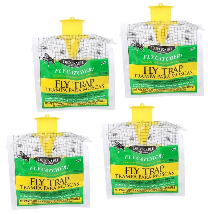 Set 4x capcana muste, Cartek, cu momeala inclusa, anti muste