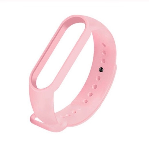 Bratara din silicon, pentru Xiaomi Mi Band 5, Roz pal