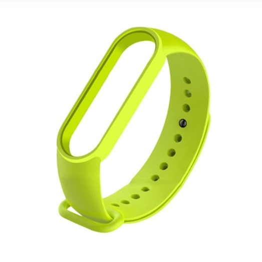 Bratara din silicon, pentru Xiaomi Mi Band 5, Verde Lemon