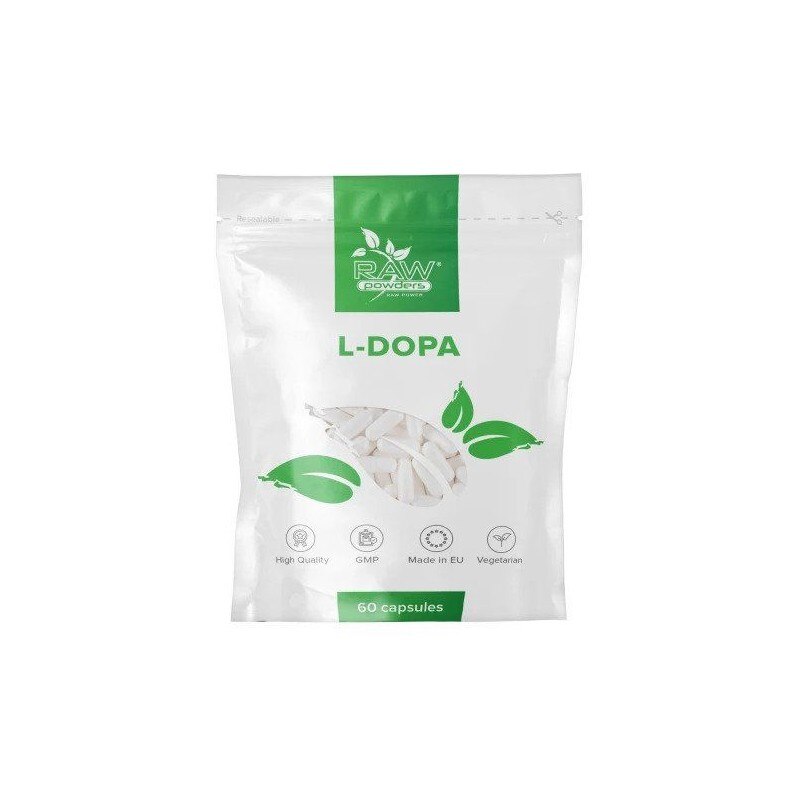 Doepa Powder Raw Powders L-Dopa, Levodopa, 120mg 60 Capsule - eMAG.ro