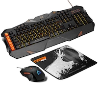 Set Canyon Tastatura + Mouse RGB + Mouse pad - NEGRU