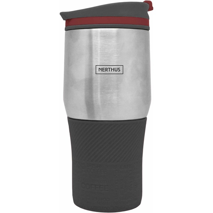 Rozsdamentes acél termosz bögre duplafallal, 400 ml