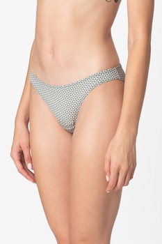 ESPRIT Bodywear, Set de chiloti cu imprimeu geometric - 2 perechi, Verde feriga/Alb prafuit ESPRIT Bodywear, Set de chiloti cu imprimeu geometric - 2 perechi, Verde feriga/Alb prafuit