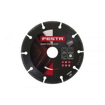 Disc pentru metal 125X22,5MM Festa 21306 Disc pentru metal 125X22,5MM Festa 21306