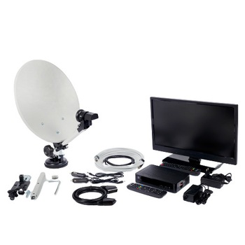 Kit portabil tv, Decodor, Antena TV, Televizor, Focus Sat, camping, camion, T.I.R, rulota, alb/negru Kit portabil tv, Decodor, Antena TV, Televizor, Focus Sat, camping, camion, T.I.R, rulota, alb/negru