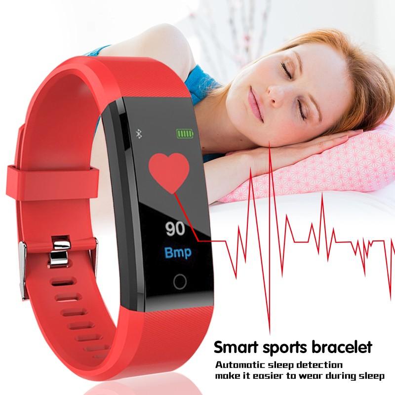 Смарт Гривна Smart Bracelet Pimpom 115 plusWaterproof, Android, iOS