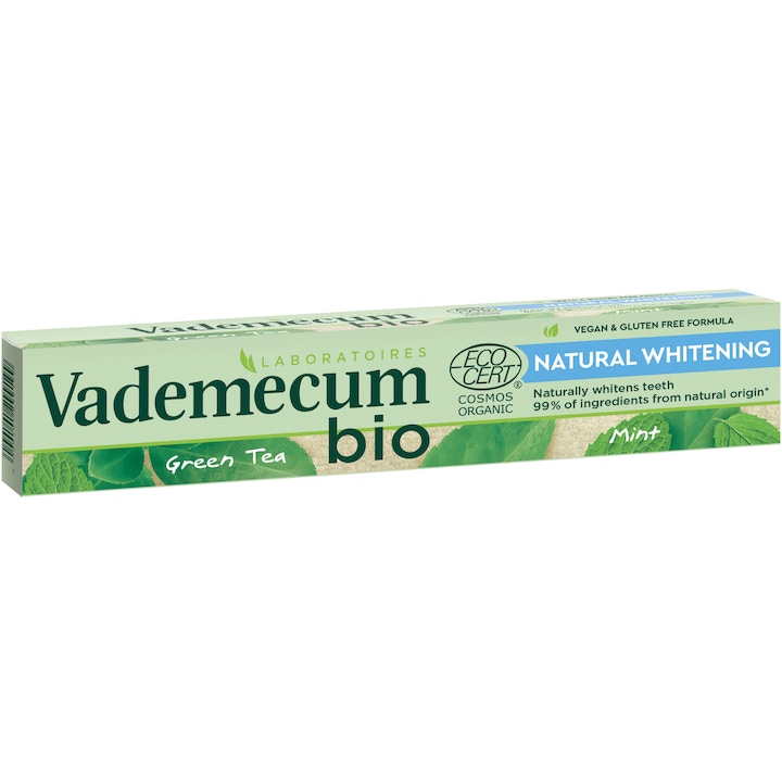 Vademecum Bio fogkrém, Natural Whitening, 75ml