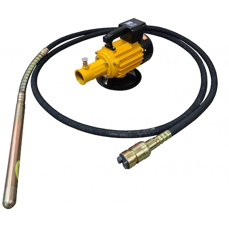 Vibrator beton MVE-2 STRONG cu ax flexibil de imersie MVS de 6m cu cap de vibrare 50mm si alimentare 230V