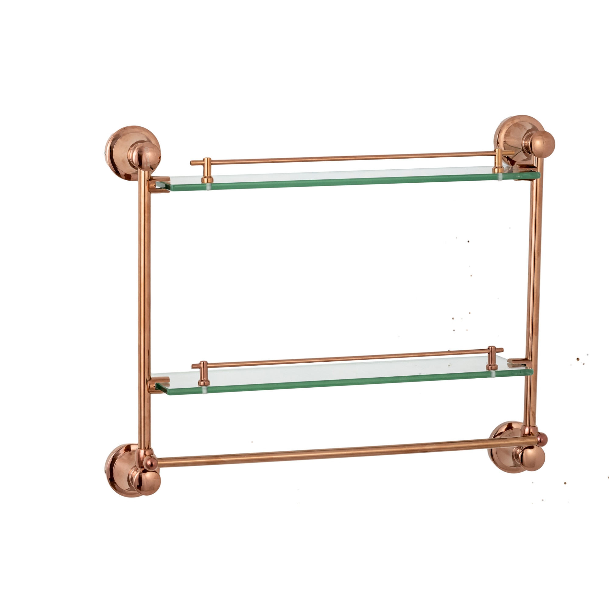 Etajera baie dubla , montare pe perete , TRENDY'S rose