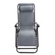 Kring Siesta Kerti Szék, Zéró Gravitáció, Összecsukható, Fejtámlával, 165 x 65 x 113 cm, Szürke