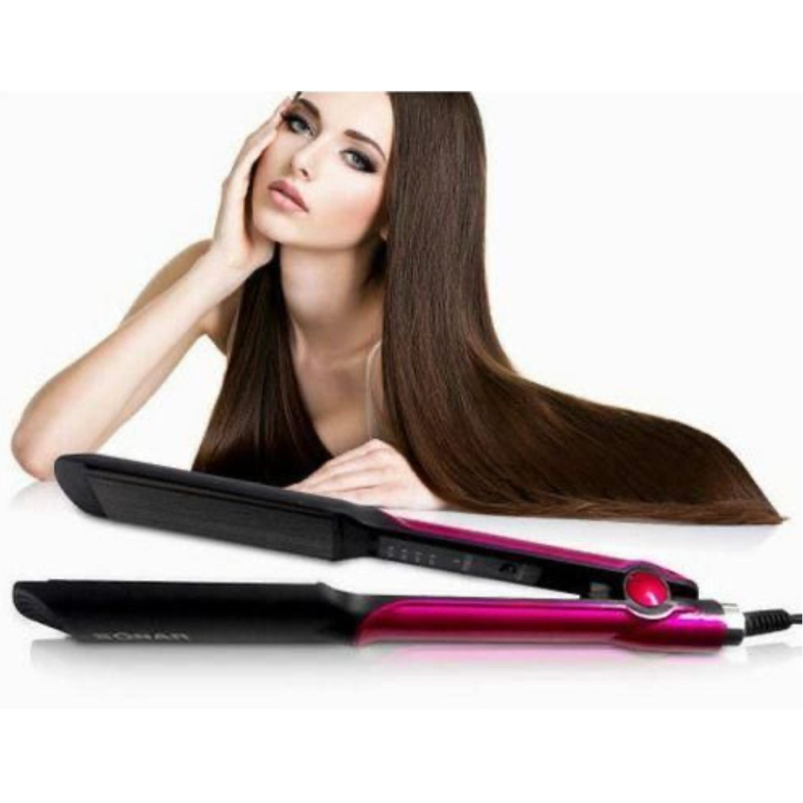 Placa de intins parul SN-826 rosu