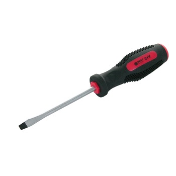 Surubelnita plata CR-VA Mega, 4 x 100 mm, maner cauciuc. Surubelnita plata CR-VA Mega, 4 x 100 mm, maner cauciuc.