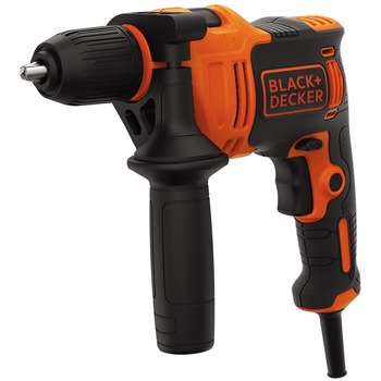 Masina de gaurit si insurubat (bormasina) cu percutie Black&Decker BEH550, 550 W, cutie carton