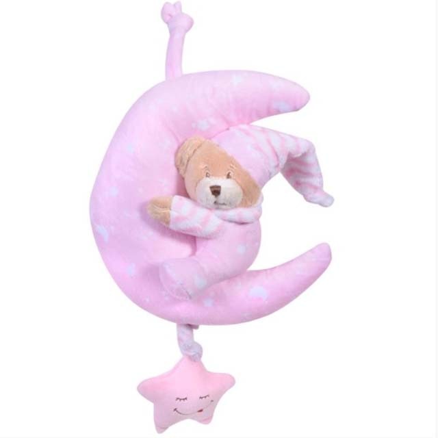 Jucarie din plus muzicala Bear, My Baby, Pentru fete, 0 luni +, Roz