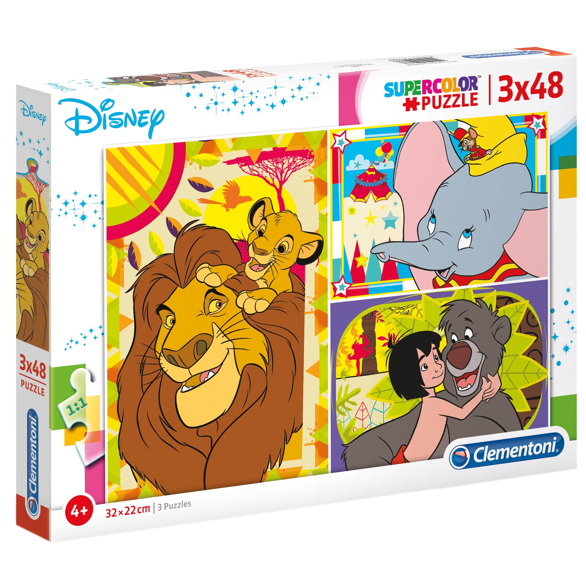 Puzzle Clementoni - Disney classic, 3x48 piese