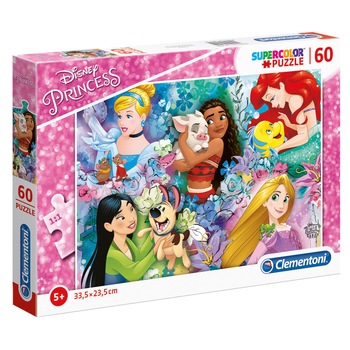 Puzzle Clementoni - Disney princess, 60 piese