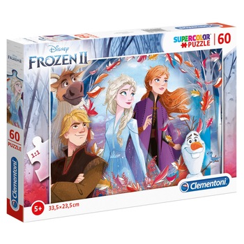 Puzzle Clementoni - Disney Frozen II, 60 piese Puzzle Clementoni - Disney Frozen II, 60 piese