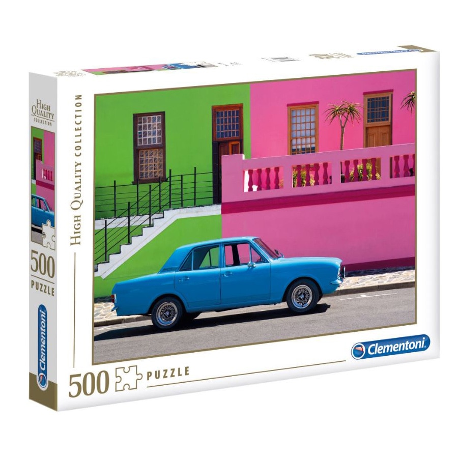 Puzzle Clementoni - Masina albastra, 500 piese