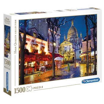 Puzzle Clementoni - Paris, Montmartre, 1500 piese Puzzle Clementoni - Paris, Montmartre, 1500 piese
