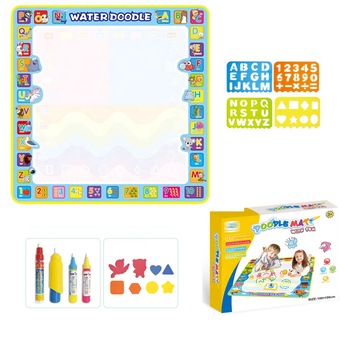 Jucarie educativa si interactiva, Joc Covorasul Magic Aquadoodle, Coloreaza,Deseneaza, Picteaza cu Apa, cadou pentru fete si baieti, + 3 ani, 100 x 100 cm Jucarie educativa si interactiva, Joc Covorasul Magic Aquadoodle, Coloreaza,Deseneaza, Picteaza cu Apa, cadou pentru fete si baieti, + 3 ani, 100 x 100 cm