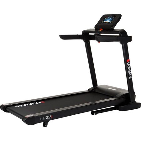Banda alergare Hammer LR22i TFT, motor max.6.5CP, viteza 0.8-22 km/h, bluetooth, greutate maxima utilizator 130kg