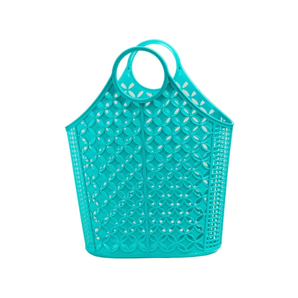 Cos de cumparaturi, Domotti, turcoaz, 45 cm