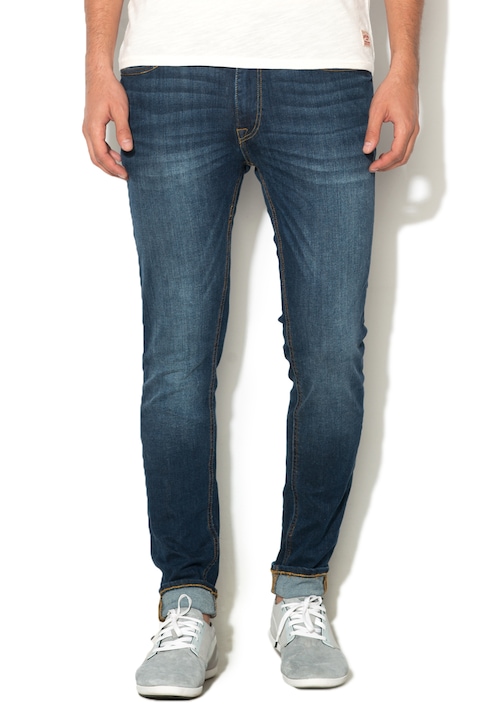 Jack & Jones, Liam skinny fit farmernadrág, Sötétkék