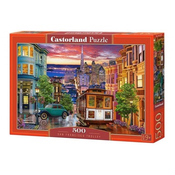 Puzzle Castorland - San Francisco trolley, 500 piese