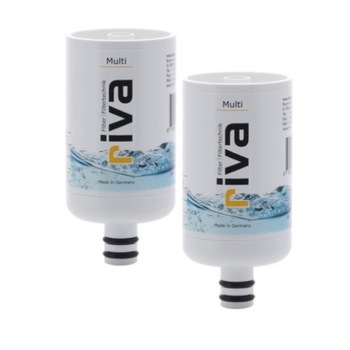 Set 2 cartuse filtrante pentru apa riva MULTI, Impotriva germenilor, bacteriilor si Legionella, Alb Set 2 cartuse filtrante pentru apa riva MULTI, Impotriva germenilor, bacteriilor si Legionella, Alb