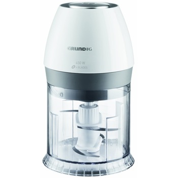 Tocator Grundig CH6280W, 450 W, 0.5 l, Alb/Inox Tocator Grundig CH6280W, 450 W, 0.5 l, Alb/Inox