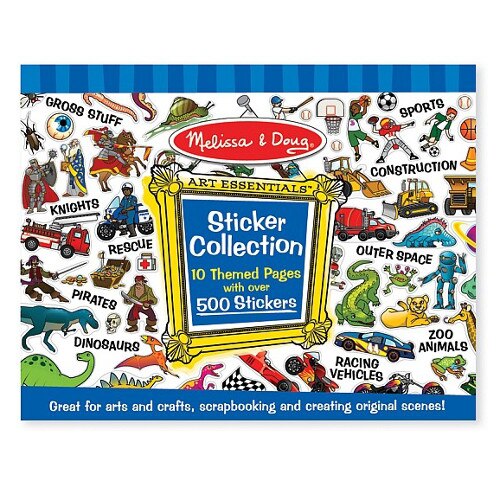 Colectia Melissa & Doug de Abtibilduri - Albastru