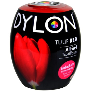 Vopsea de haine & materiale textile Dylon, Rosu, 350 gr Vopsea de haine & materiale textile Dylon, Rosu, 350 gr