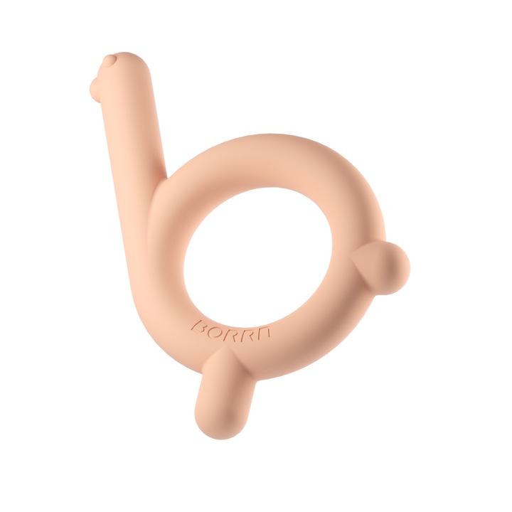 BORRN állatos rágóka - Madár - Narancs