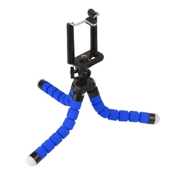 Tripod flexibil octopus , pentru telefon mobil si camera foto, LRTM, Albastru Tripod flexibil octopus , pentru telefon mobil si camera foto, LRTM, Albastru