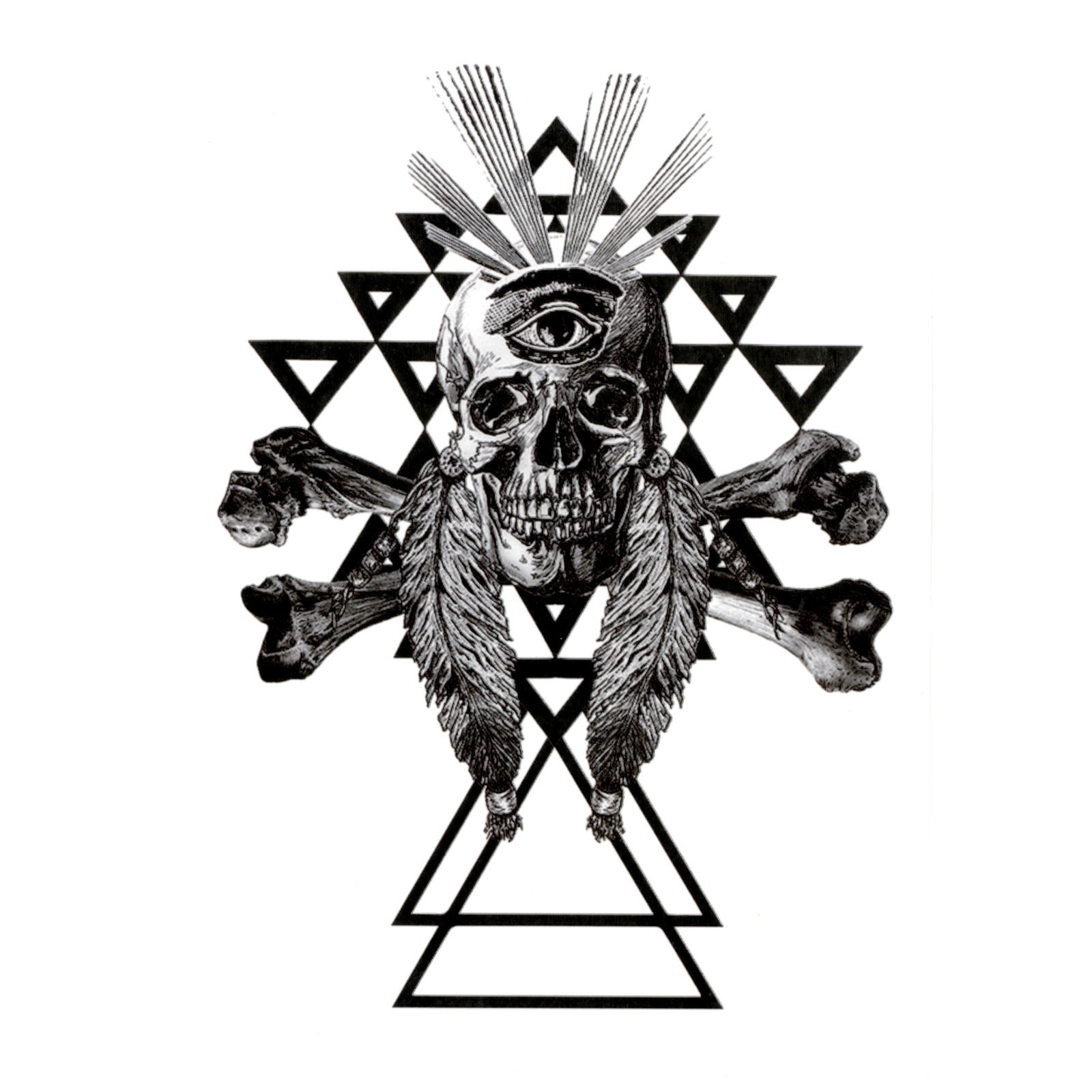 Tatuaj temporar, Flash Tattoos Romania, Pocahontas, rezistent la apa, aplicare rapida, 15x21 cm