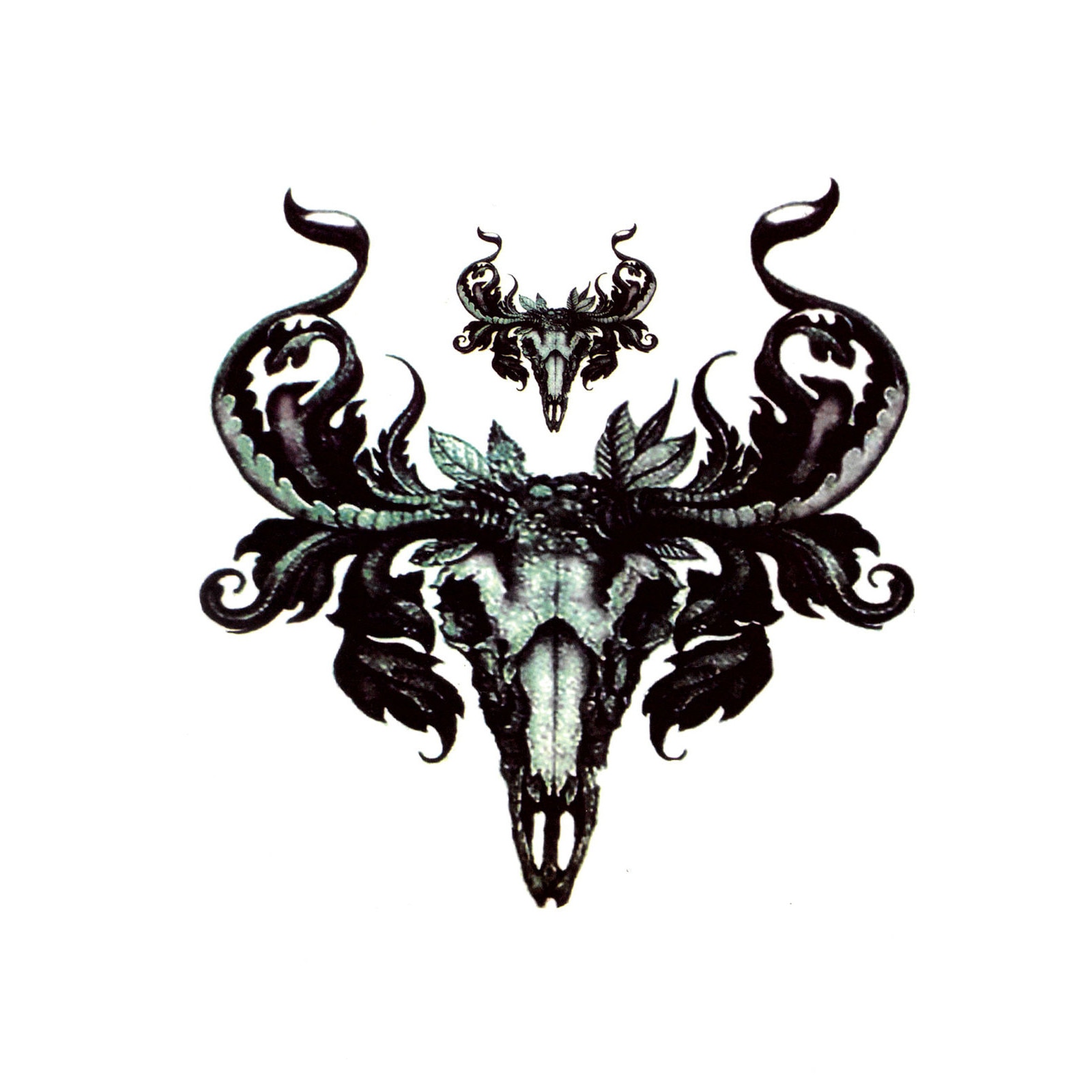 Tatuaj temporar, Flash Tattoos Romania, Two Bucks, rezistent la apa, aplicare rapida, 15x21 cm