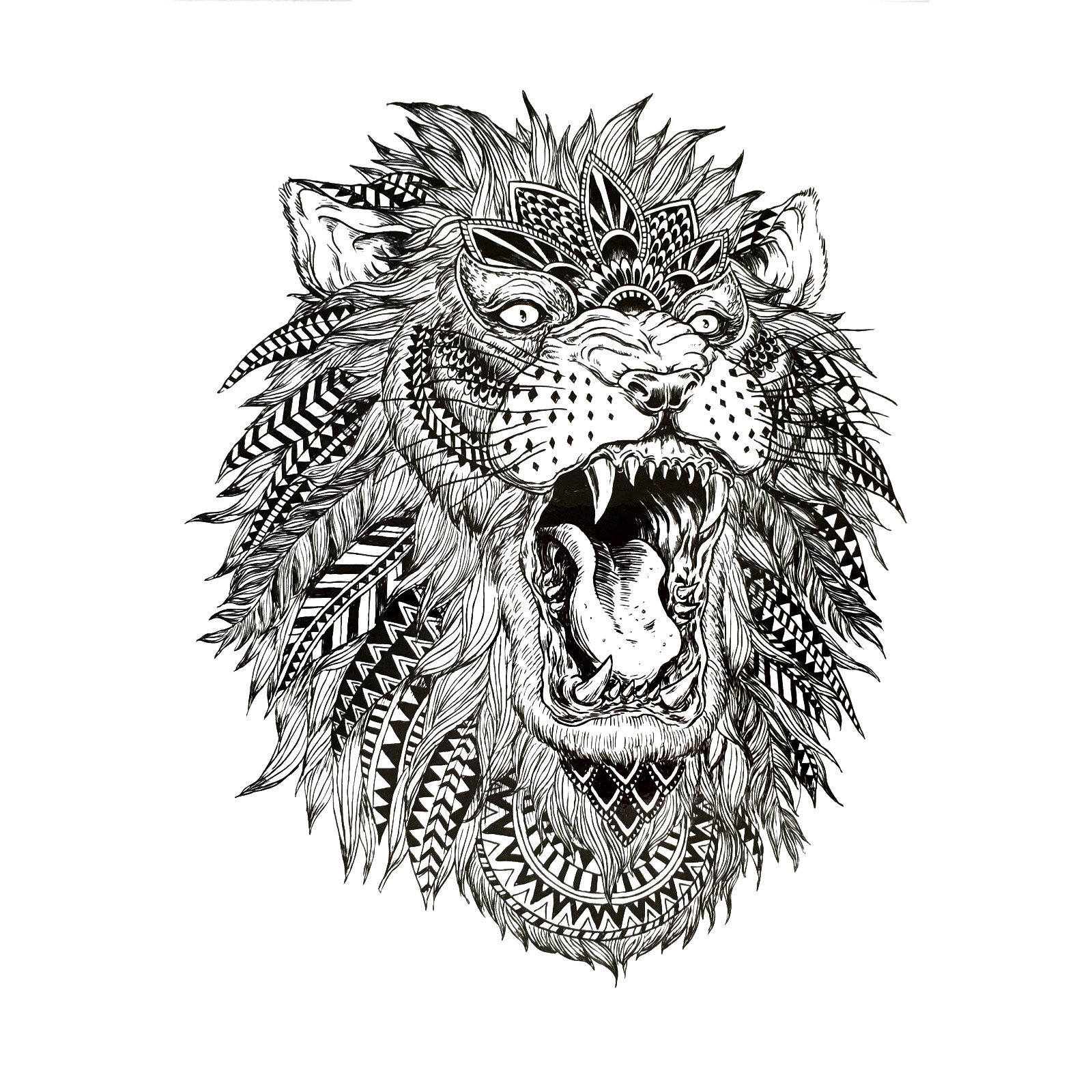 Tatuaj temporar, Flash Tattoos Romania, Meet the King, rezistent la apa, aplicare rapida, 15x21 cm