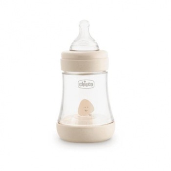Biberon Chicco Perfect5 cu Tetina Silicon 150 ml, Flux Lent Biberon Chicco Perfect5 cu Tetina Silicon 150 ml, Flux Lent