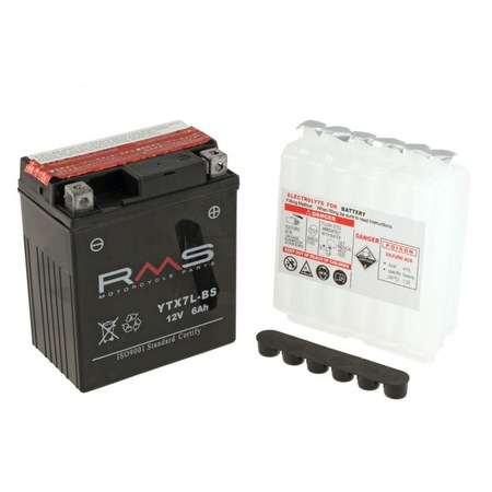 Акумулатор за мотоциклет + електролит 12V12Ah YT12B-BS - eMAG.bg