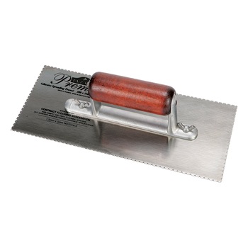 Gletiera zimtata aplicare adeziv cu lama otel carbon 280 x 117 mm, maner lemn detasabil, Spear & Jackson Tyzack Gletiera zimtata aplicare adeziv cu lama otel carbon 280 x 117 mm, maner lemn detasabil, Spear & Jackson Tyzack