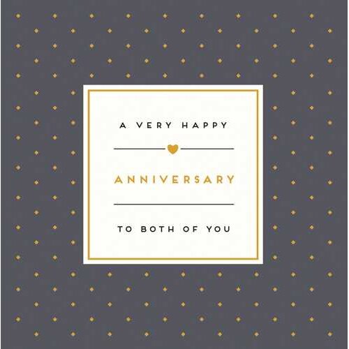Felicitare - Happy Anniversary To Both , Mov, Standard, Carton