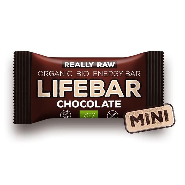 Baton cu ciocolata raw bio 25g